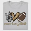 Peace Love Football DTF Transfer