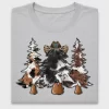 Cowhide Christmas Trees DTF Transfer