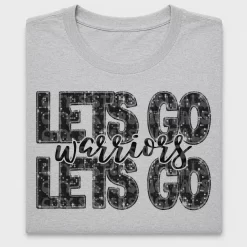 Let's Go Warriors DTF Transfer