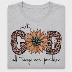 Inspirational Sunflower DTF Transfer Design