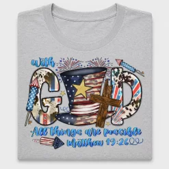 Christian Faith God Cross DTF Transfer