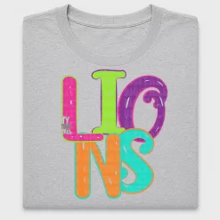 Retro Neon Lions DTF Transfer