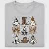 Western Christmas Tree DTF Transfer