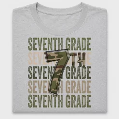 Seventh Grade Camo DTF Transfer