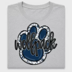 Wolfpack Paw Print DTF Transfer