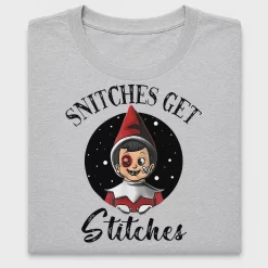 Snitches Get Stitches Elf DTF Transfer