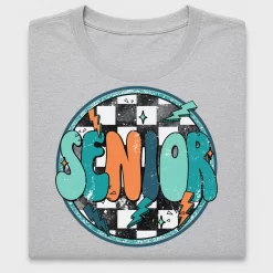 Retro Senior Lightning Bolt DTF Transfer