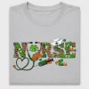 Nurse Leopard Clovers DTF Transfer for Shirts