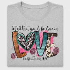 Christian Love Scriptures DTF Transfer