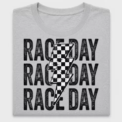 Race Day Checker Lightning DTF Transfer