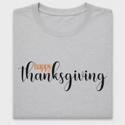 Happy Thanksgiving Script DTF Transfer