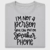 Sarcastic Humor Speaker Phone DTF Transfer