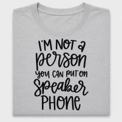 Sarcastic Humor Speaker Phone DTF Transfer