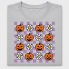 Halloween Jack-o-Lantern Daisy DTF Transfer