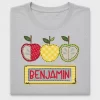 Personalized School Apple Trio DTF Transfer