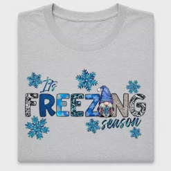 It's Freezing Season Gnome DTF Transfer