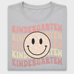 Retro Kindergarten Smiley Face DTF Transfer