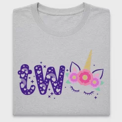 Unicorn Two Birthday DTF Transfer