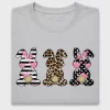 Floral Easter Bunny Trio DTF Transfer