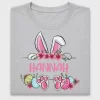 Bunny Ears Name Frame DTF Transfer