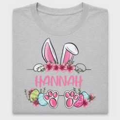 Bunny Ears Name Frame DTF Transfer