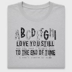 Vintage Alphabet Love Quote DTF Transfer