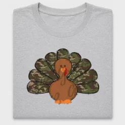 Camouflage Turkey DTF Transfer