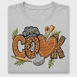 Cook Leopard Print DTF Transfer
