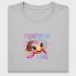 Turtley In Love Turtle DTF Transfer