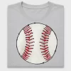 Hand-Drawn Baseball DTF Transfer