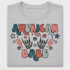 Retro American Babe DTF Transfer