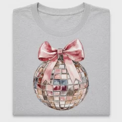 Pink Disco Ball DTF Transfer