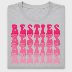 Besties Pink DTF Transfer Design