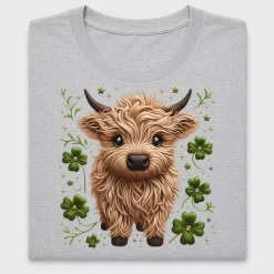 Lucky Highland Cow DTF Transfer