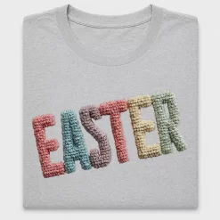 Easter Chunky Yarn Text DTF Transfer