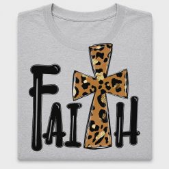 Leopard Cross Faith DTF Transfer