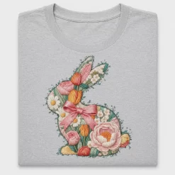 Floral Easter Bunny DTF Transfer