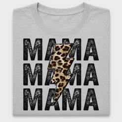 Mama Leopard Lightning DTF Transfer