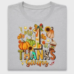 My First Thanksgiving DTF Transfer