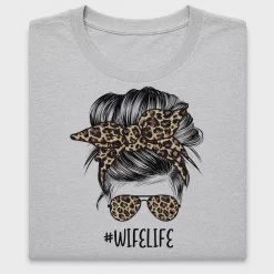 Wife Life Leopard DTF Transfer