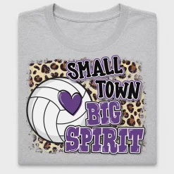 Small Town Big Spirit Volleyball DTF Transfer