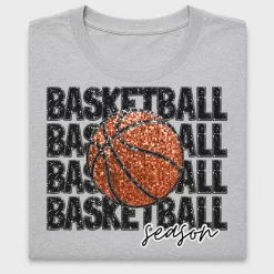 Basketball Season Glitter DTF Transfer