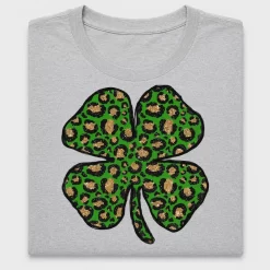 Leopard Four Leaf Clover DTF Transfer