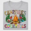Campfire and Cocktails DTF Transfer