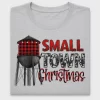 Small Town Christmas Water Tower DTF Transfer