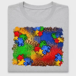 Autism Awareness Puzzle DTF Transfer Design