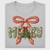 Vintage Merry Bow Christmas DTF Transfer