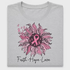 Breast Cancer Awareness Sunflower DTF Transfer