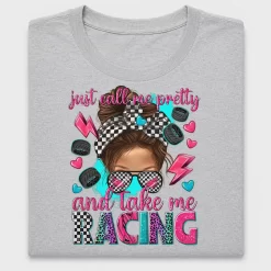 Messy Bun Racing DTF Transfer