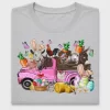 Easter Farm Truck DTF Transfer